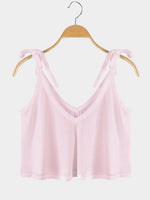 NEW FEELING Womens Pink Camis