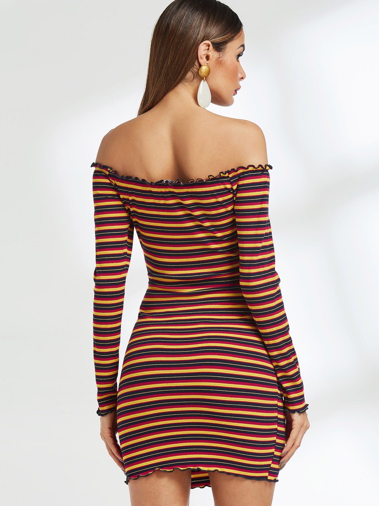 NEW FEELING Womens Multi Off The Shoulder Dresses
