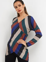 OEM Ladies Color Block T-Shirts