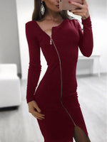 Custom Womens Green Midi Dresses
