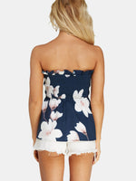 NEW FEELING Womens Navy Camis