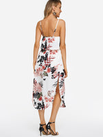 NEW FEELING Womens White Floral Dresses