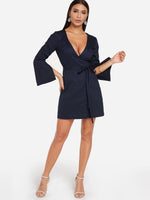 OEM ODM Womens Long Sleeve Mini Dress