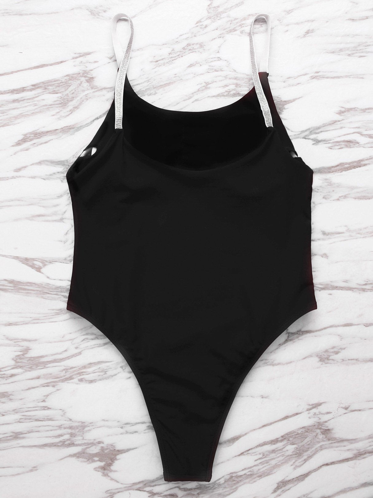 NEW FEELING Womens Black One-Pieces