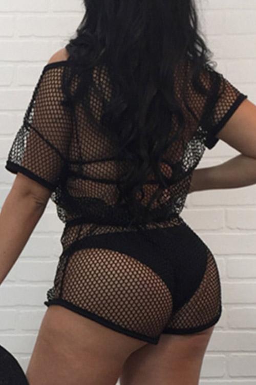 NEW FEELING Womens Black Playsuits