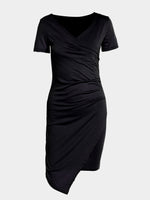 OEM ODM Womens Khaki V-Neck Dresses