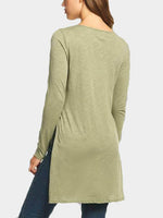 NEW FEELING Womens Green T-Shirts