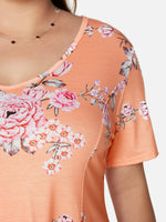 ODM Ladies Short Sleeve Plus Size Mini Dress