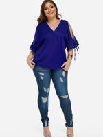 Custom Womens Plus Size Purple Tops