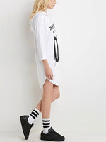 OEM Ladies White Shirt Dresses