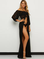 Custom Womens Long Sleeve Beach Cover Ups