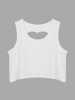 Wholesale V-Neck Sleeveless White Camis
