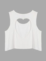 NEW FEELING Womens White Camis