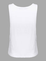 NEW FEELING Womens White Camis