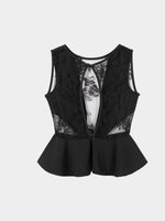 NEW FEELING Womens Black Camis