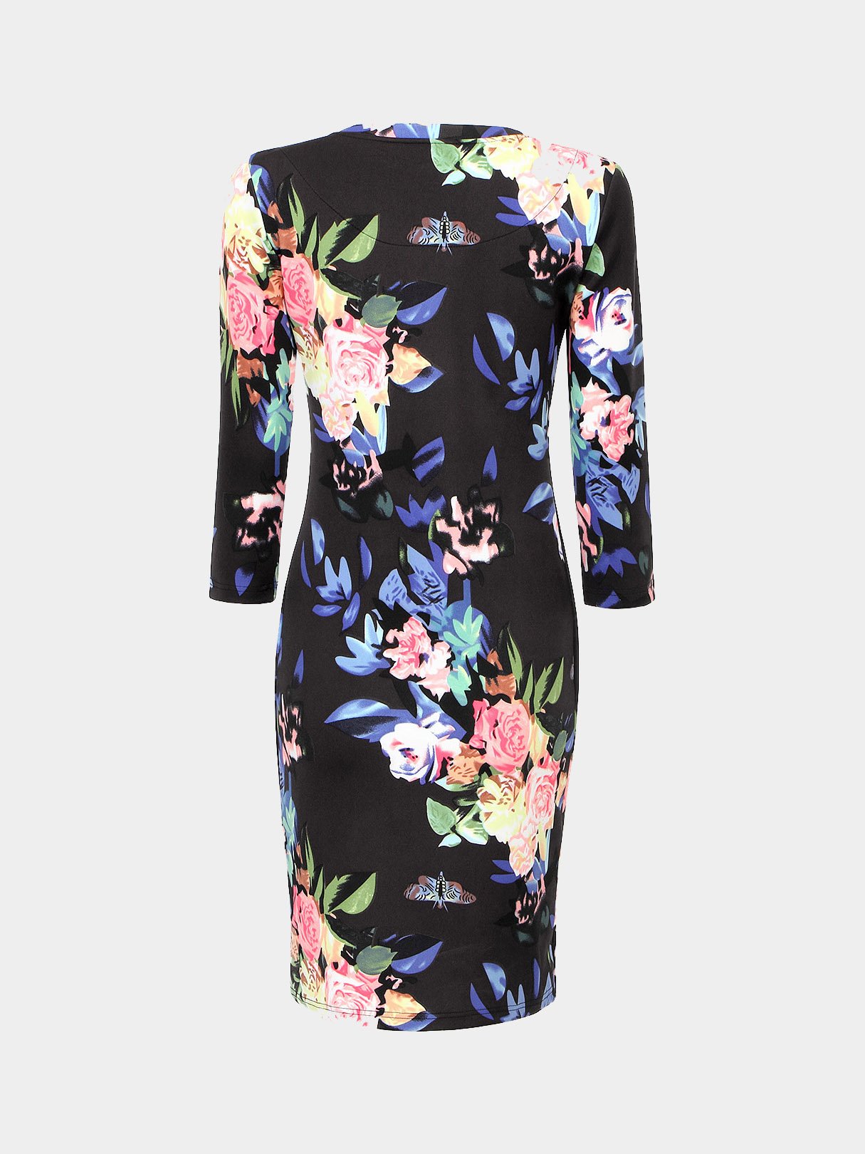NEW FEELING Womens Black Midi Dresses
