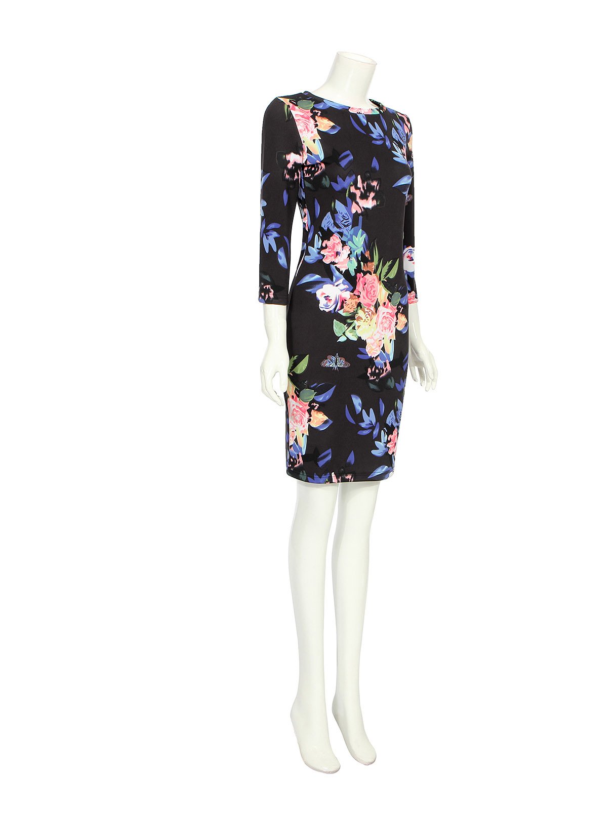 OEM Ladies Black Midi Dresses