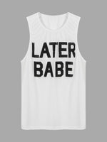 Wholesale Sleeveless White Tank Top