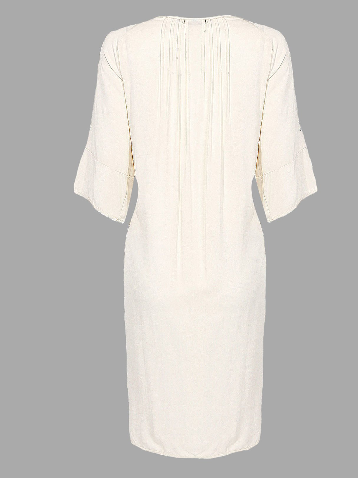 NEW FEELING Womens Cream Midi Dresses