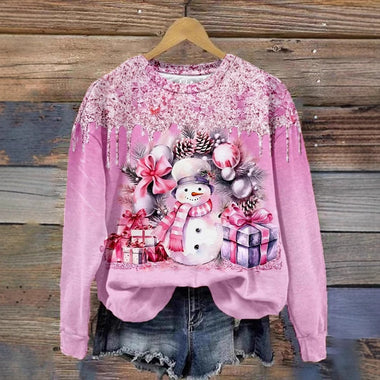 Casual Long Sleeve Crew Neck Animal Loose Regular Sweatshirt