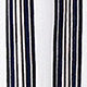 Boho Striped Split Thigh High Waist Cropped Women Pants