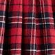 Preppy Tartan Natural Short Women Skirt