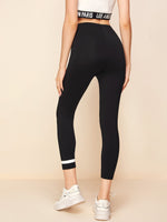 Slogan Graphic Leggings
