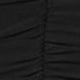 Plain Ruched Long Sleeve Off The Shoulder Pencil Natural Short Dress