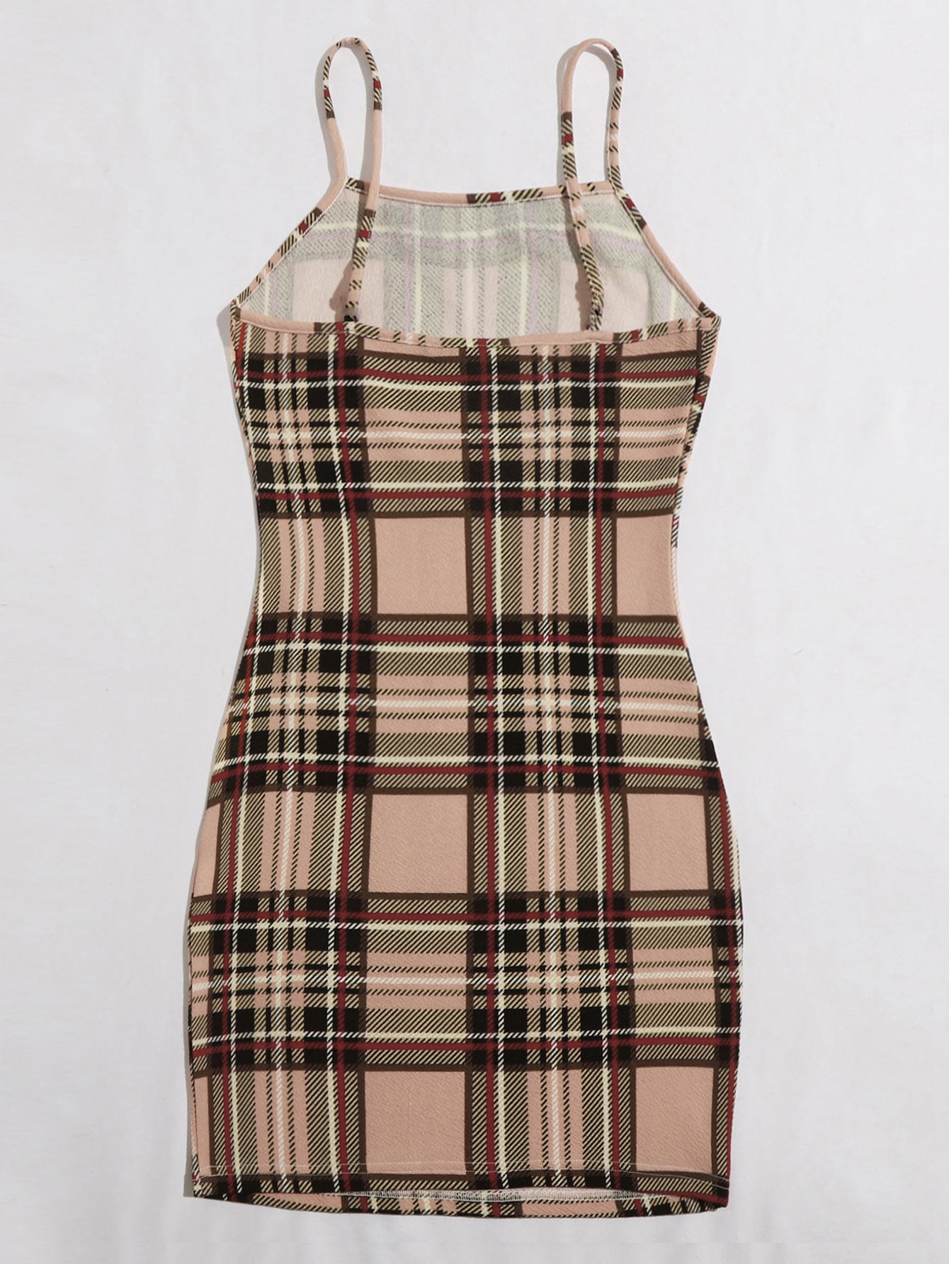 Tartan Cami Bodycon Dress