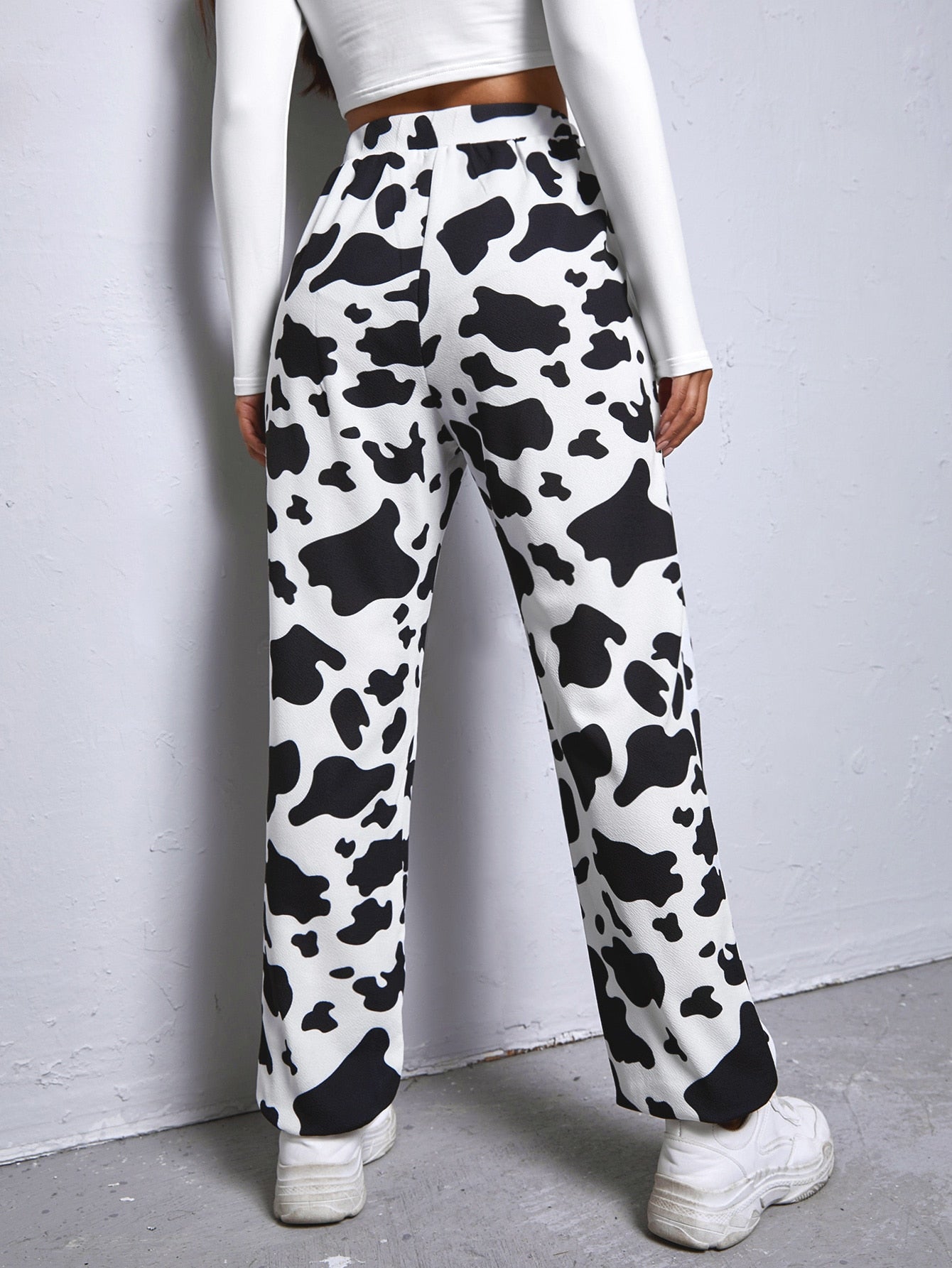Cow Print Joggers