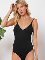 Open Back Lace Detail Bodysuit