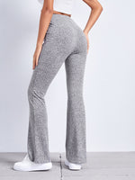 Pocket Front Flare Leg Pants