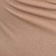 Plain Zipper Long Sleeve Sweetheart Pencil Natural Women Short Dress