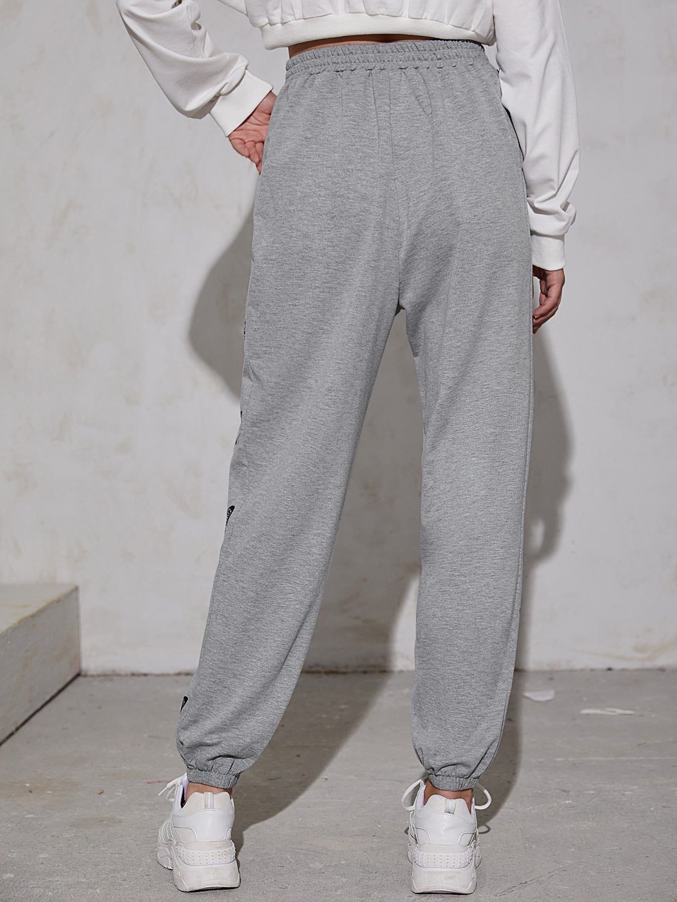 Butterfly Print Joggers