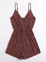All Over Print Cami Romper