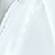 Plain High Low Long Sleeve High Neck Flared Natural Mini Dress