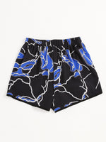Graphic Print Knot Front Shorts