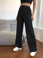 Wide Leg Solid Pants