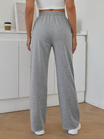 Cut Out Knot Front Sweatpants