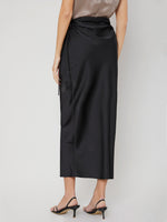 STRAIGHT DRAWSTRING SKIRT