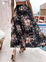 Floral Print Maxi Skirt