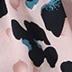 All Over Print Ruffle Short Sleeve Stand Collar Regular Plus Size Blouse