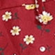 Ditsy Floral Zipper Short Sleeve Sweetheart Flared High Waist Short Dress