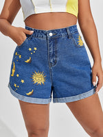Plus Size Denim Shorts Suppliers