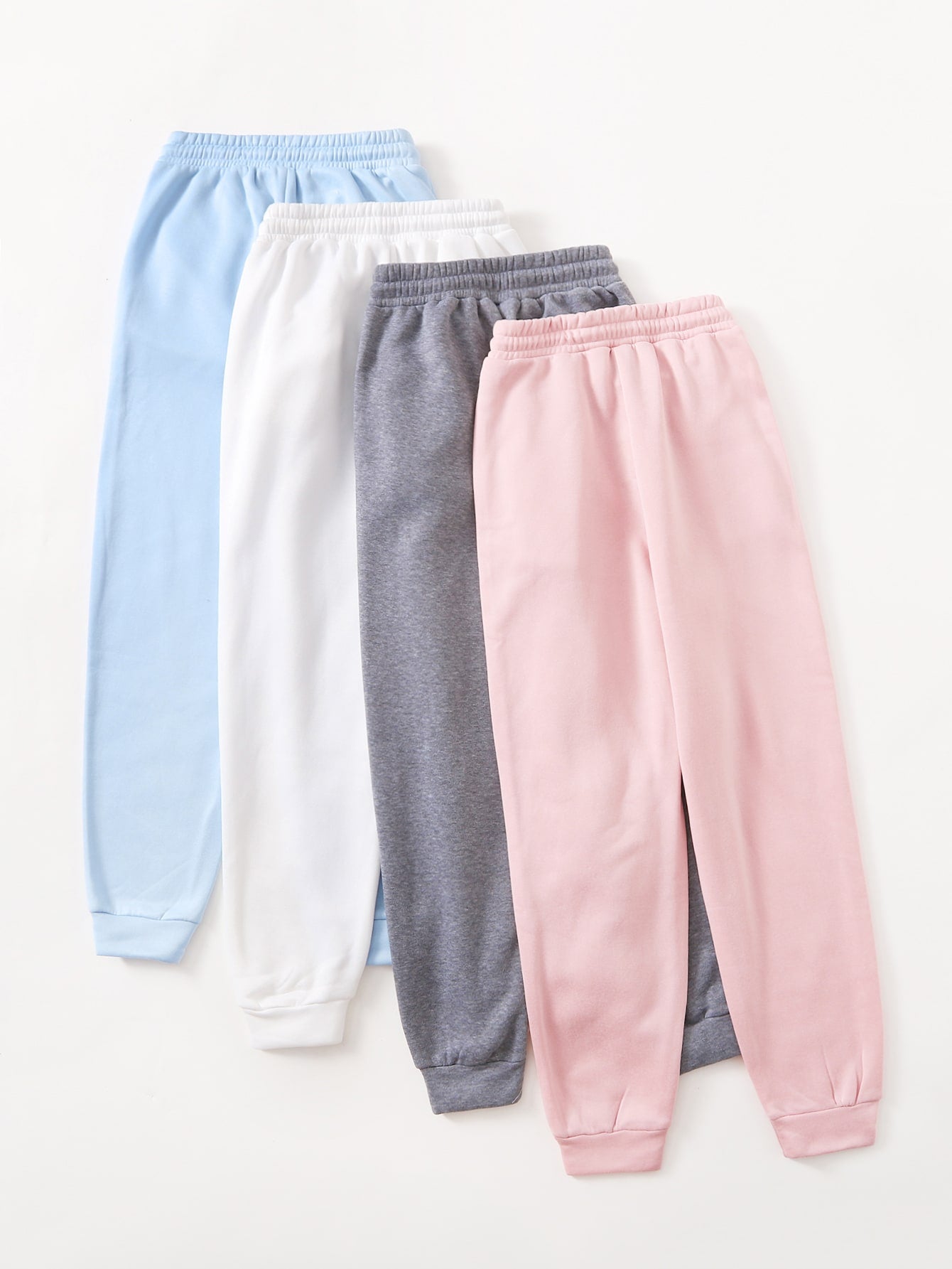 4 Pack Drawstring Waist Sweatpants