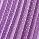 Polka Dot Pleated Long Sleeve Tie Neck Pleated High Waist Long Dress