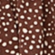 All Over Print Shirred Half Sleeve V Neck Flared High Waist Women Short Dress