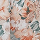 Floral Shirred Short Sleeve V Neck Flared High Waist Midi Dress