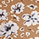 Ditsy Floral Knot Short Sleeve Sweetheart Flared High Waist Short Dress
