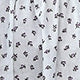 Ditsy Floral Shirred Half Sleeve Square Neck Slit High Waist Long Dress